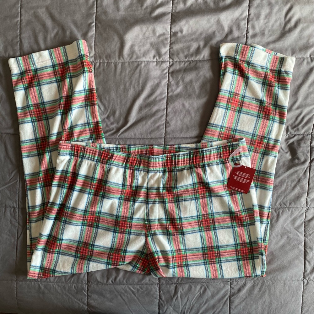 NWT Wondershop Target XXL Men’s Plaid Fleece Pajama Pants Christmas Holiday Cozy